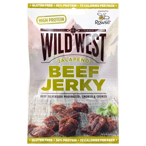 Wild West - GF Beef JERKY 'Jalapeno' (12x25g)